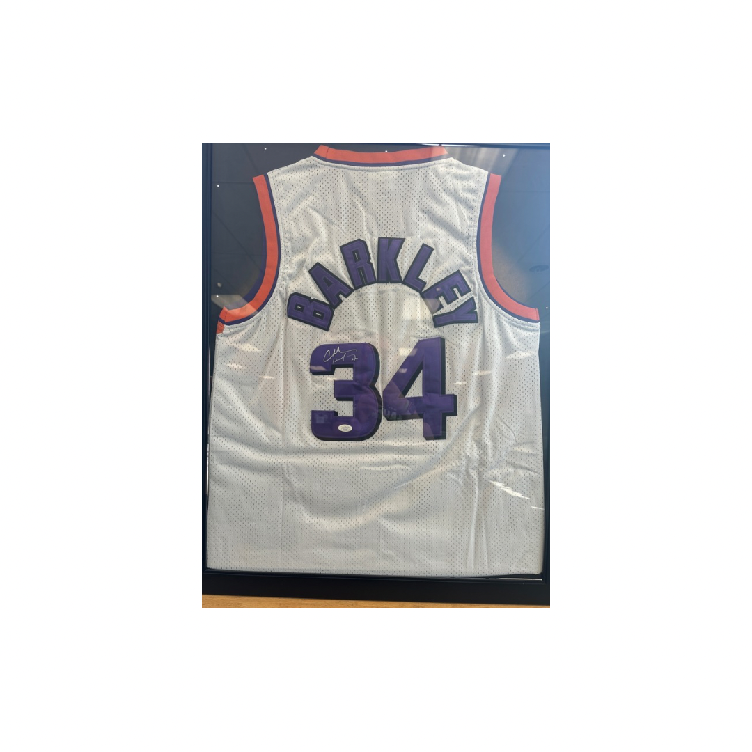 Charles Barkley Signed Adidas Hardwood Classic Jersey