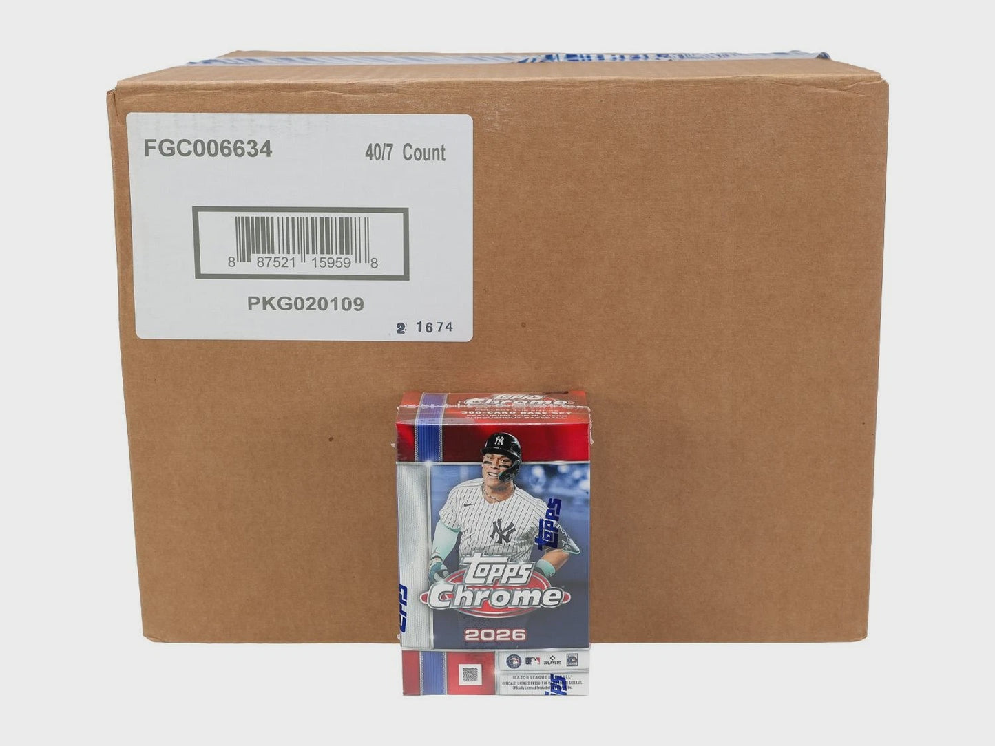 2026 Topps Chrome Baseball Value Box - 40 Box Case