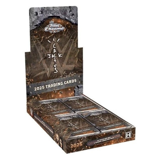 2025 Topps Chrome WWE x Cactus Jack Hobby 12-Box Case