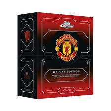 2024-25 Topps Chrome Manchester United Deluxe Edition Hobby Box - 3 Box Case