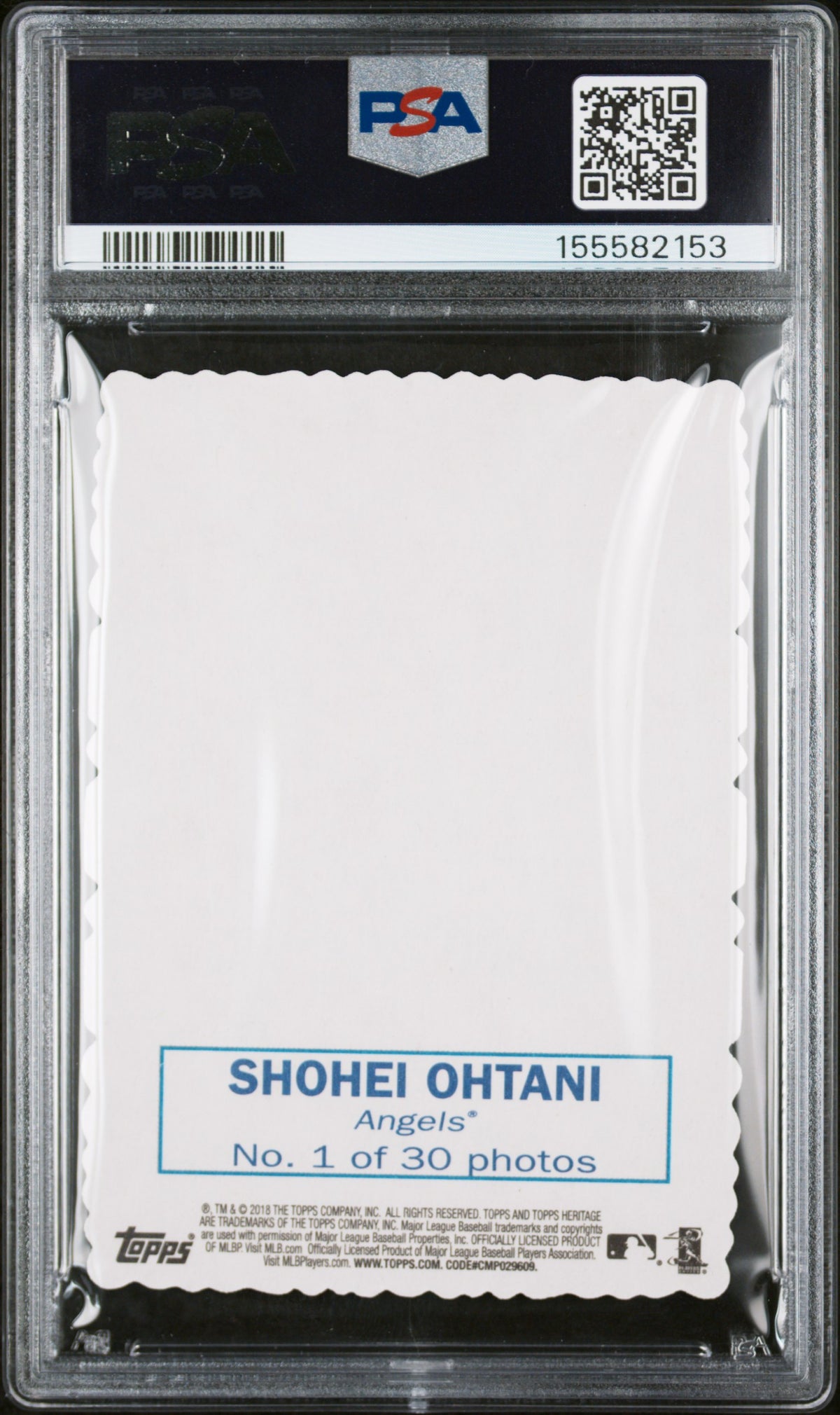 Shohei Ohtani 2018 Topps Heritage 1969 Deckle Edge PSA 9 Mint 2153