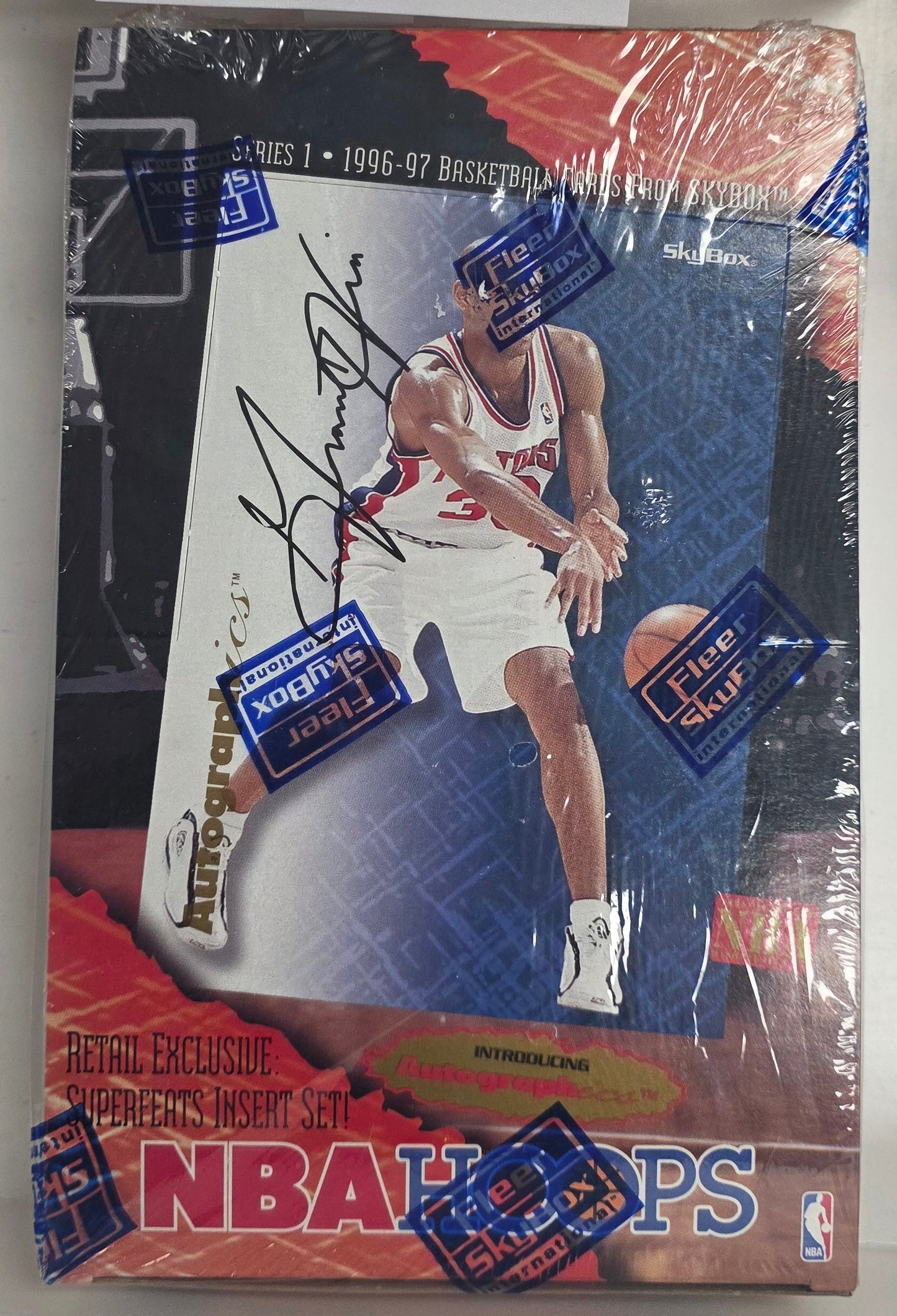 1996-97 Hoops Basketball Series 1 Retail Box