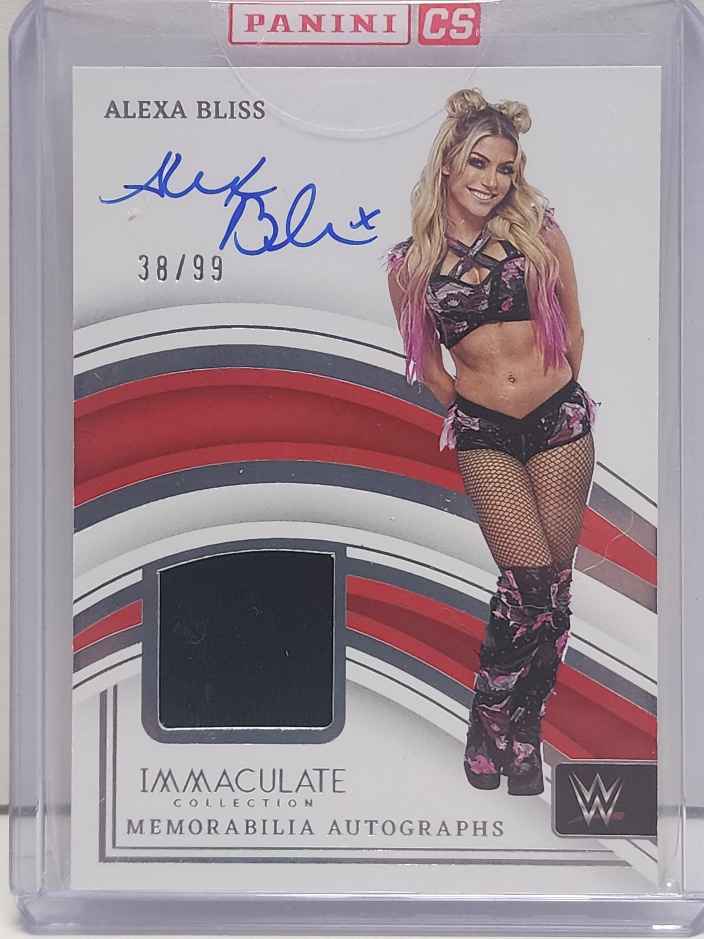 Alexa Bliss 2023 Panini Immaculate Memorabilia Autographs #38/99