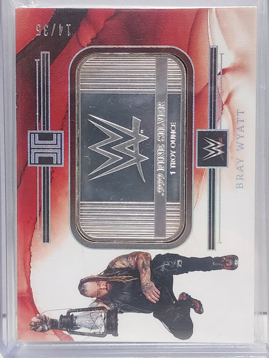 Bray Wyatt 2023 Panini Immaculate Silver Bar #14/35