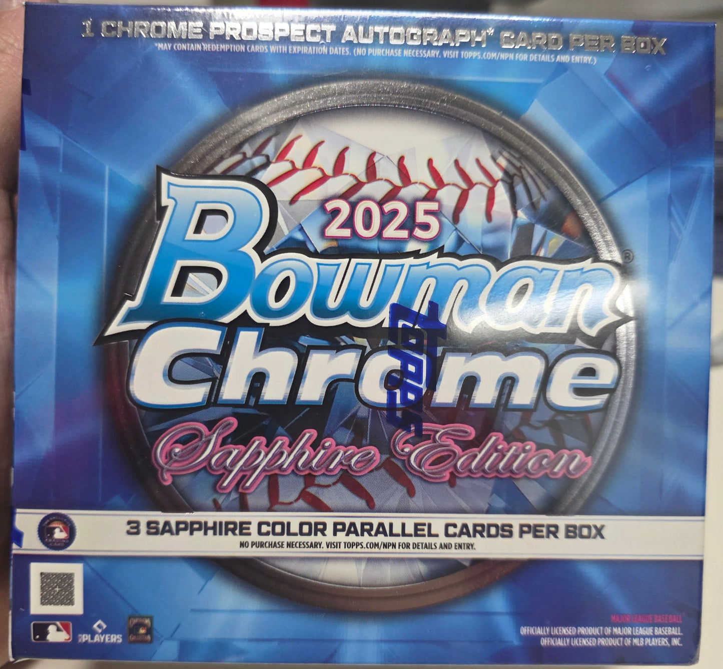 2025 Bowman Chrome Baseball Sapphire Box