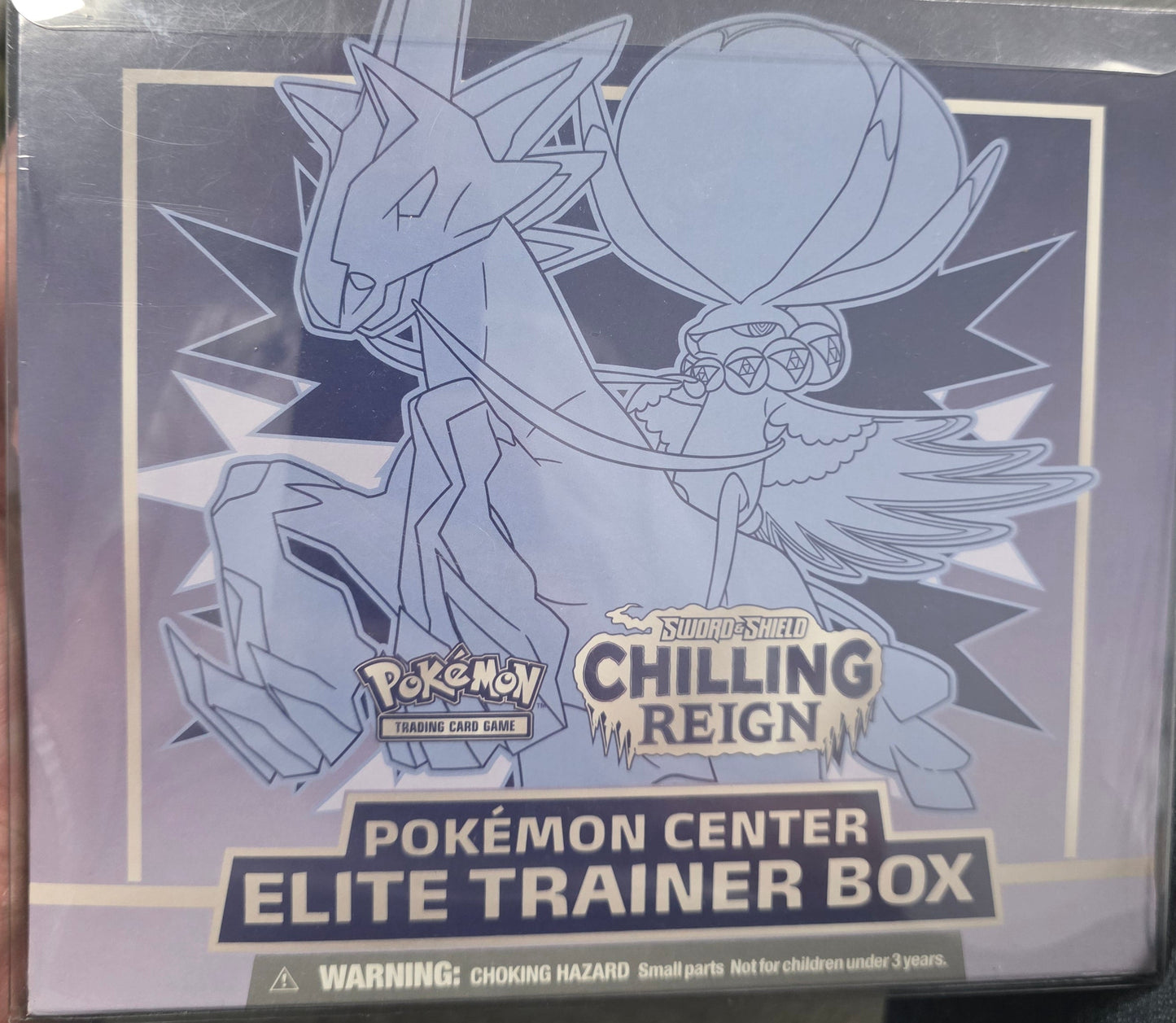 Pokemon Sword & Shield Chilling Reign Pokemon Center Elite Trainer Box - Ice Rider Calyrex