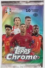 2023-24 Topps UEFA Euro Chrome Soccer Hobby Box