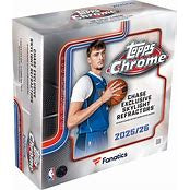 2025-26 Topps Chrome Basketball Mega Box