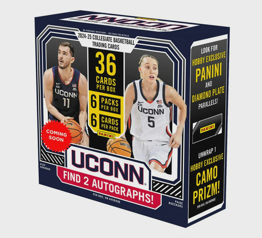 2024-25 Panini UConn Collegiate Basketball Hobby Box