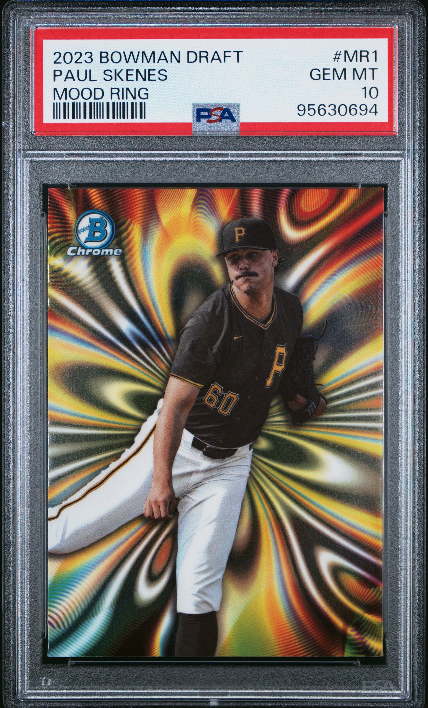 Paul Skenes 2023 Bowman Draft Mood Ring PSA 10 Gem Mint