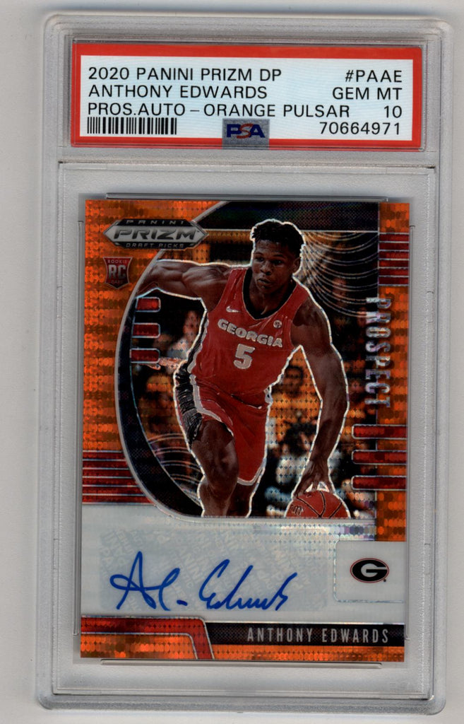 Anthony Edwards 2020-21 Panini Prizm Draft Picks Prospect Auto