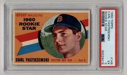 Carl Yastrzemski 1960 Topps #148 Rookie Stars Rookie Card PSA 5 Excellent