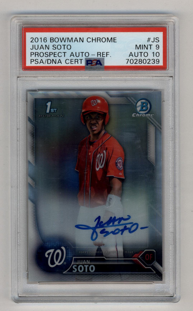 Juan deals Soto Bowman Draft Psa 10