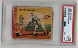 Rogers Hornsby 1933 Goudey #119 PSA 2 Good
