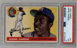 Hank Aaron 1955 Topps #47 PSA 3 Very Good