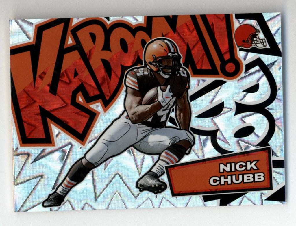 Nick Chubb 2022 Absolute Kaboom Horizontal 5 Three Stars Sportscards