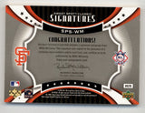 Willie McCovey 2007 Sweet Spot Classic Signatures Black Barrel Silver Ink 4/5