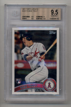 Mike Trout 2011 Topps Update #US175 Rookie BGS 9.5 Gem Mint 6142