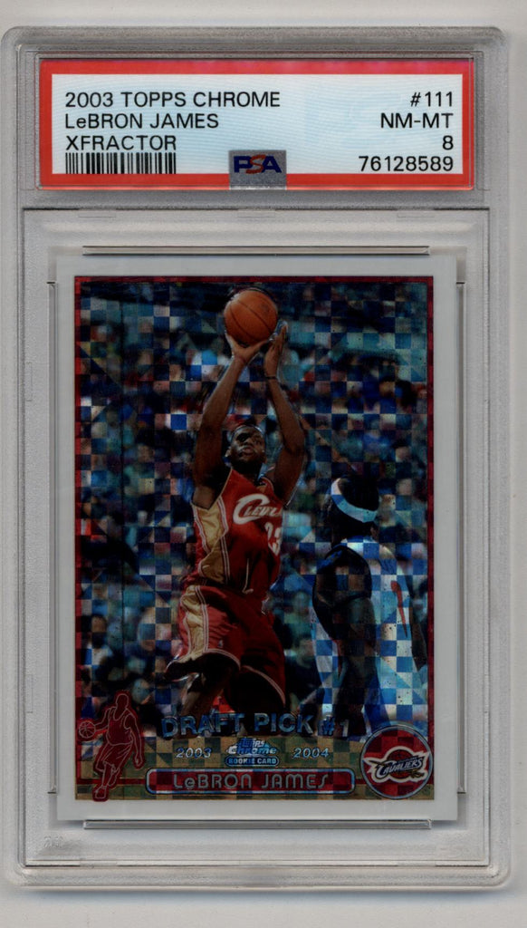 Lebron James 2003 Topps Chrome Refractor #111 Cavaliers Rookie