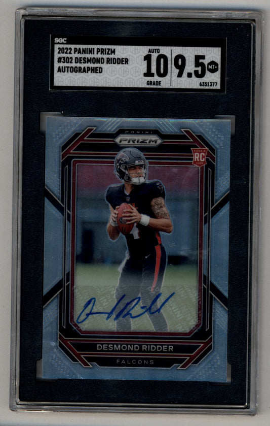 Desmond Ridder 2022 Prizm Auto SGC 9.5 Auto 10