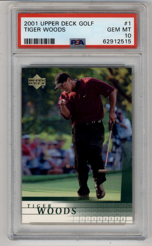 Tiger Woods 2001 Upper Deck #1 PSA 10 Gem Mint 2515