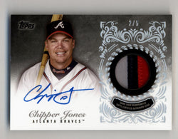 Chipper Jones 2022 Topps Reverence Auto Patch 2/5