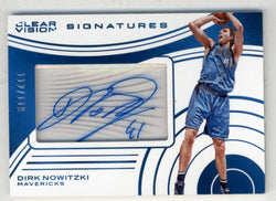 Dirk Nowitzki 2015-16 Panini Clear Vision Clear Vision Signatures 112/119