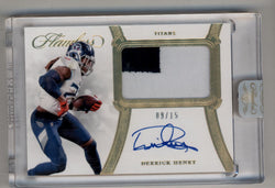 Derrick Henry 2020 Panini Flawless Patch Auto 09/15