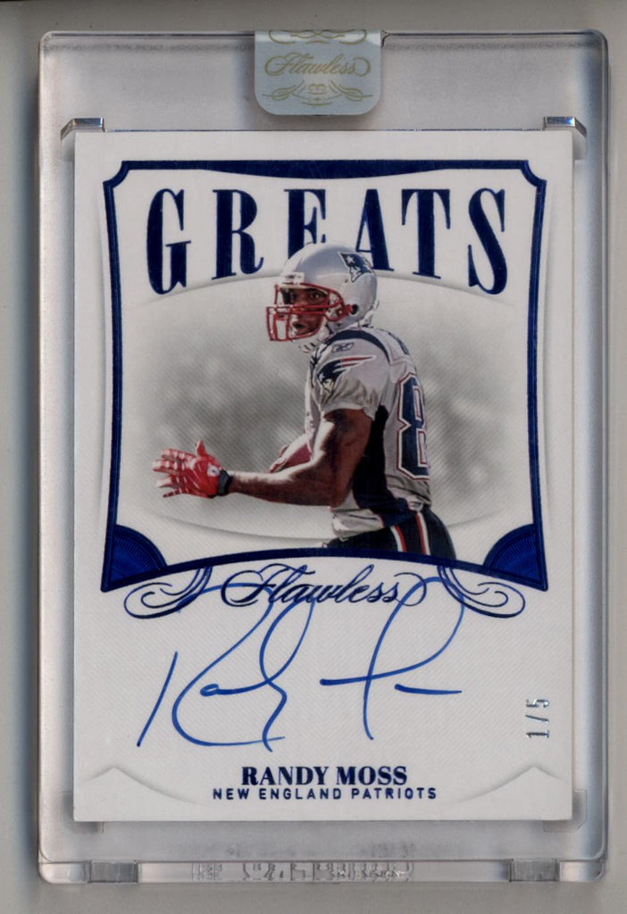 Randy Moss Autographed and Framed New England Patriots Jersey