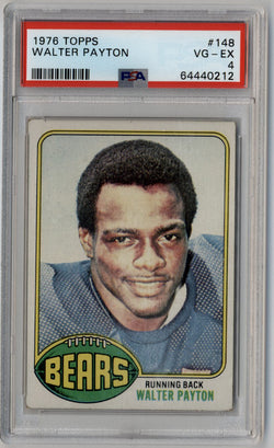 Walter Payton 1976 Topps #148 Rookie PSA 4 Very Good Excellent