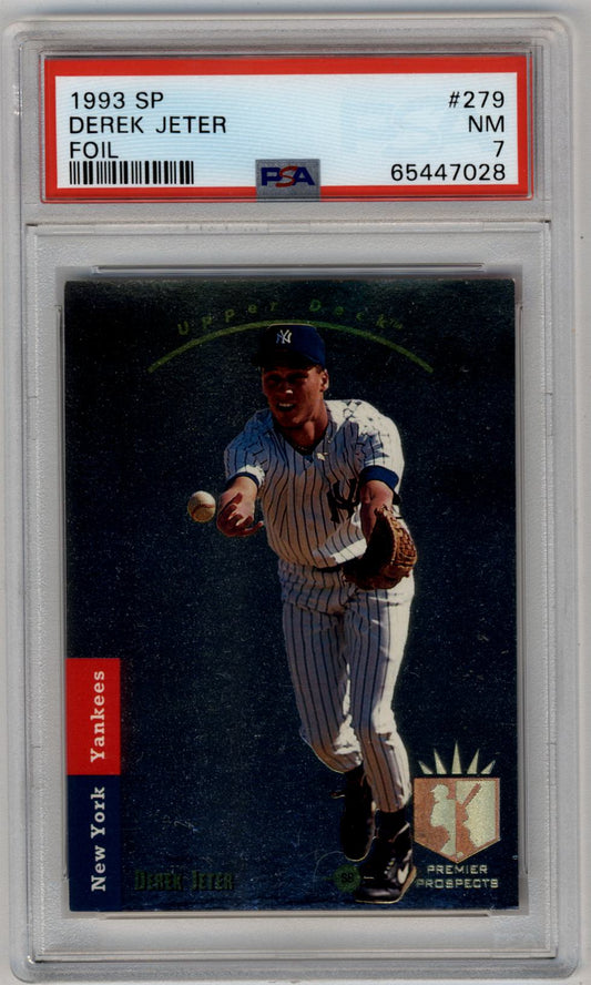 Derek Jeter 1993 SP Foil #279 PSA 7 Near Mint 7028