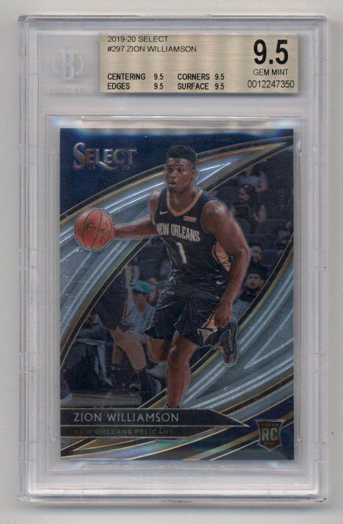 Zion Williamson 9.5 hotsell GEM MINT Rookie