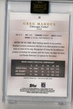 Greg Maddux 2022 Topps Archives Signature Series 2017 Gold Label #88 1/1