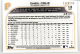 Oneil Cruz 2022 Topps Chrome Aqua Refractors #128 137/199