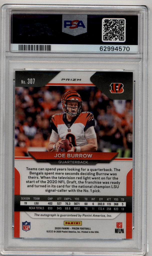 Joe Burrow 2020 Panini Prizm Rookie Silver #307 (Ungraded) - 2020 - US