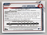Jose Miranda 2021 Bowman Prospect Auto Gold #PAPRJM 21/50