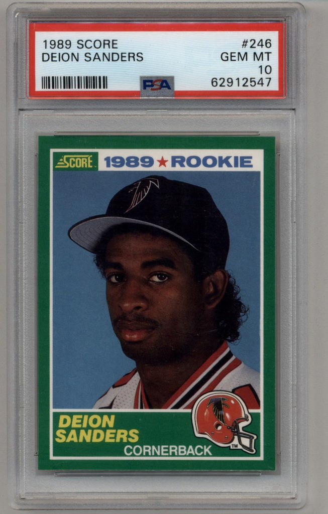 Deion Sanders Rookie card