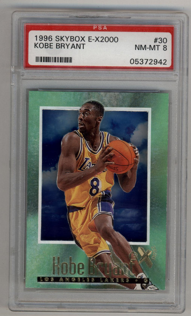 Kobe Bryant 1996-97 E-X2000 #30 Rookie PSA 8 Near Mint Mint