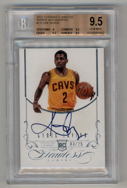 Kyrie Irving 2012-13 Panini Flawless Rookie Auto #2 03/25 BGS 9.5 Gem Mint