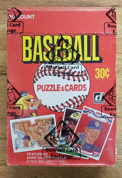 1984 Donruss Baseball BBCE Wrapped Box