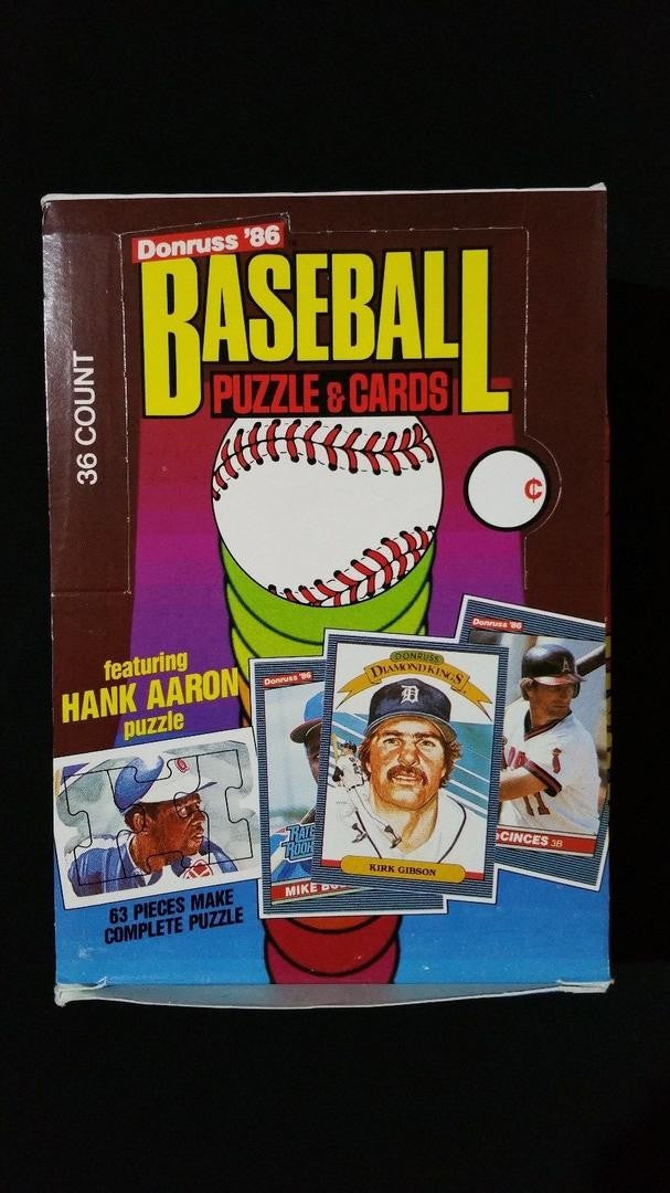 1986 Donruss Baseball Wax Pack