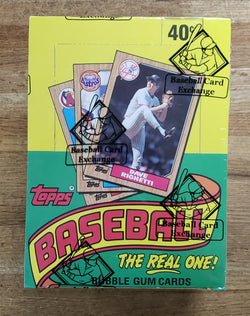 1987 Topps Baseball BBCE Wrapped Wax Box - FASC