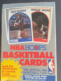 1989-90 Hoops Basketball Series 1 Basketball Box
