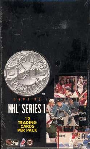 1991-92 Pro Set Platinum Hockey Box