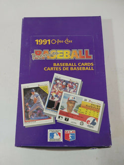 1991 O-Pee-Chee Premier Baseball Box
