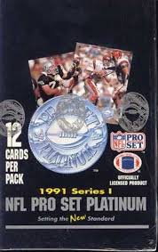 1991 Pro Set Platinum Football Box