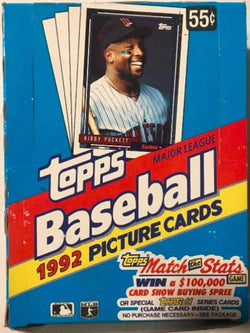 1992 Topps Baseball Box