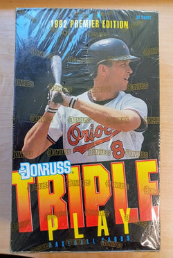 1992 Donruss Triple Play Baseball Box