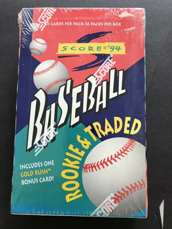1994 Score Rookie and Traded Baseball Box