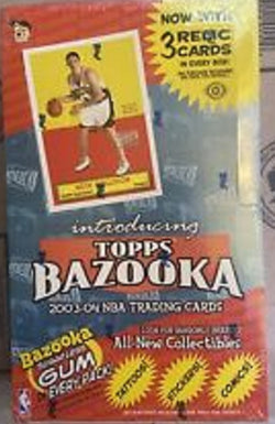 2003-04 Topps Bazooka Basketball Hobby Box
